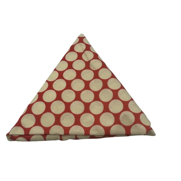 Red & Cream Polka Dot Fabric Fat Quarter 18x21 - Picture 1 of 2